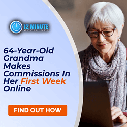 CB 12 minute affiliate – Grandma Offer – 300×250